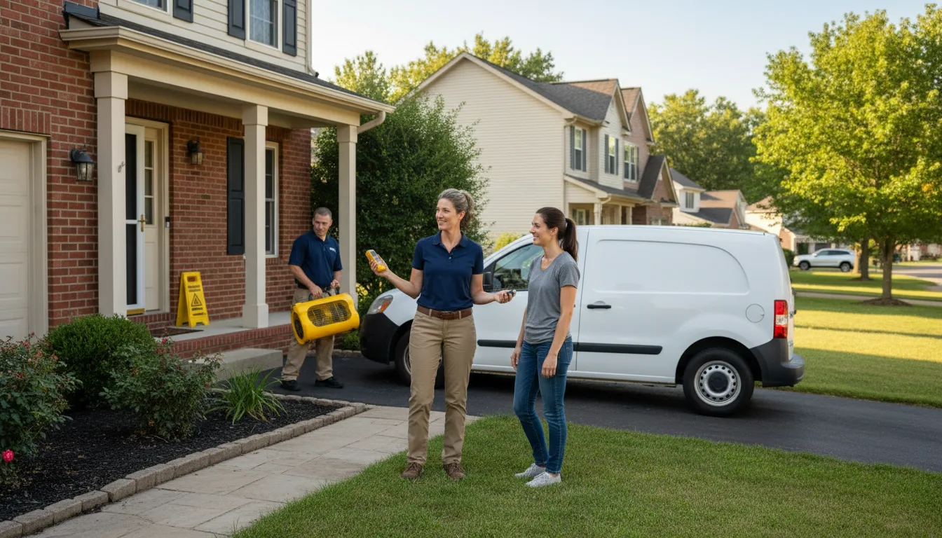 Residential water damage restoration in Louisville, CO